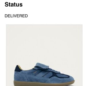 Blue Suede Sneakers